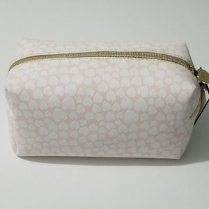 Hearts Printed Cosmetic Med. Bag